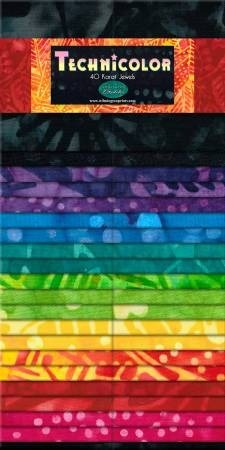 Technicolor Batiks Jelly Roll