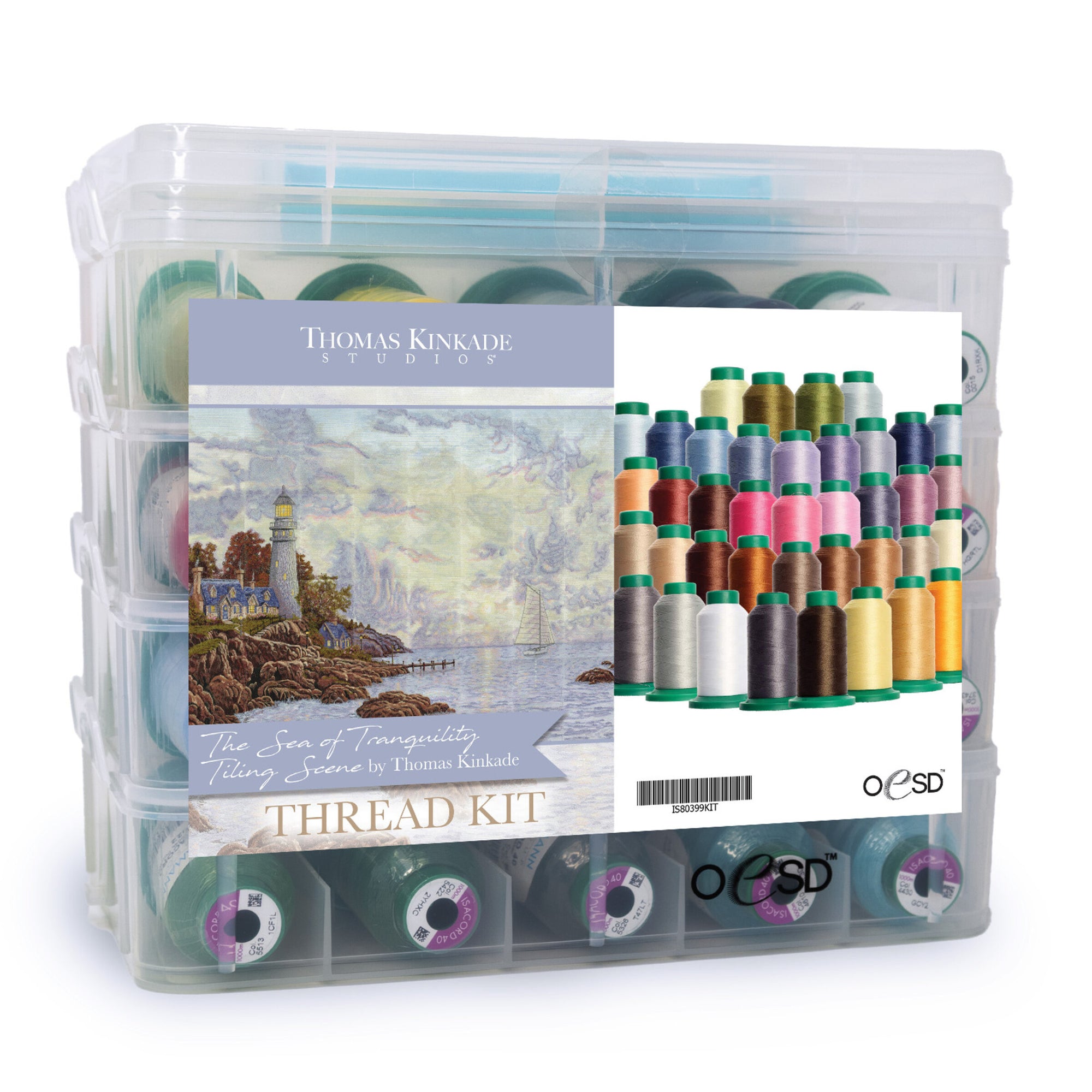 The Sea of Tranquility Machine Embroidery OESD Thread Kit