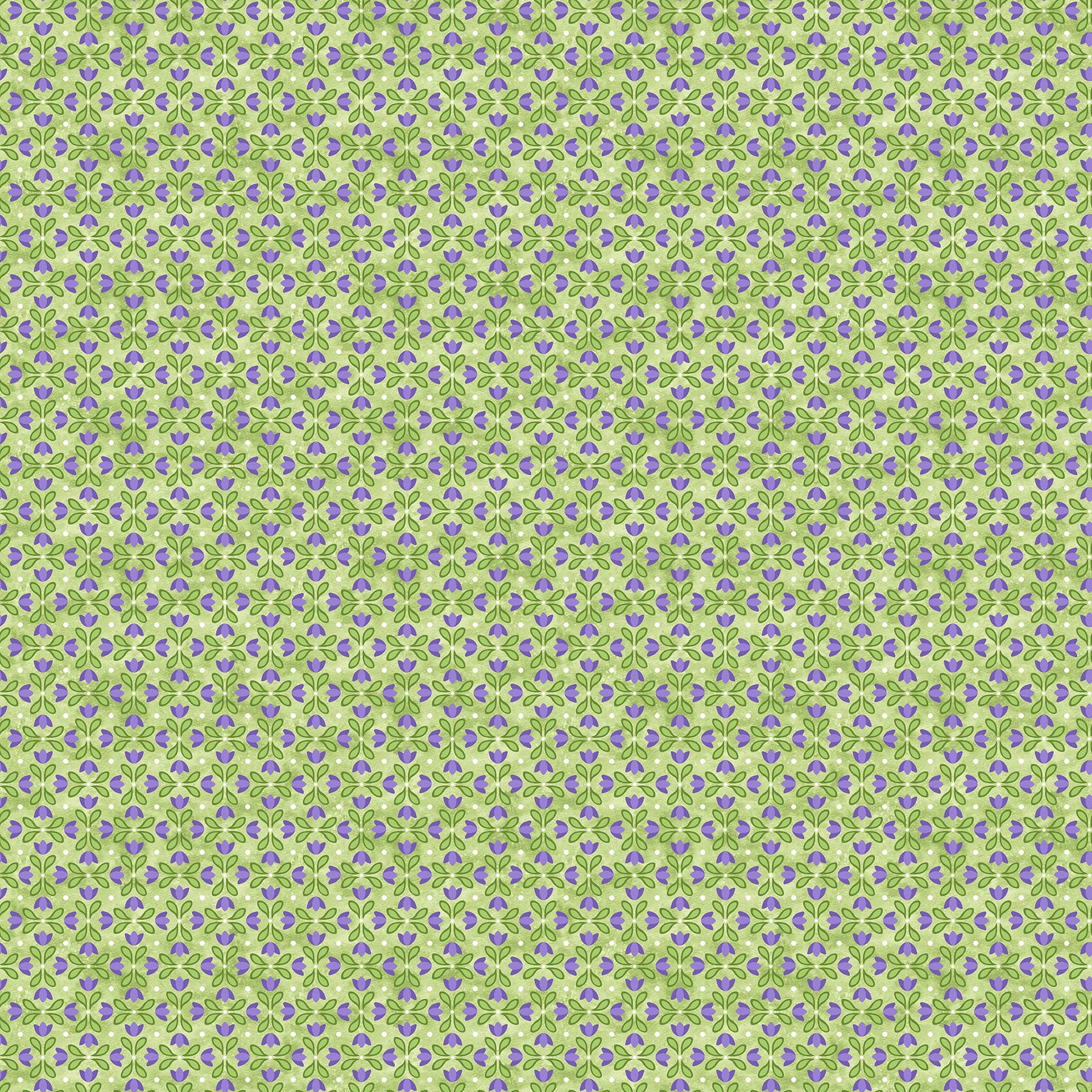 Tulip Garden 28498-74 Green Multi