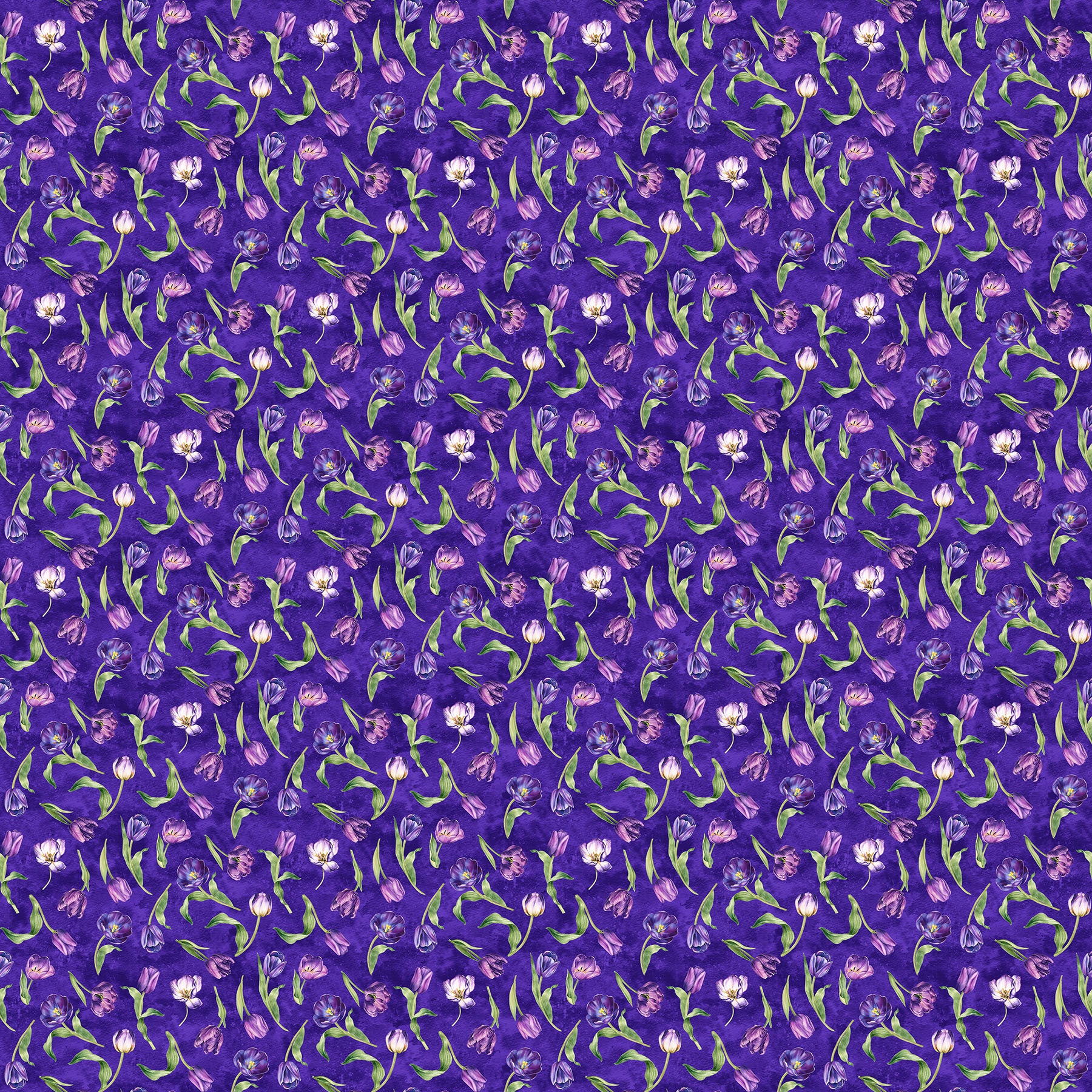 Tulip Garden DP28496-86 Purple Multi