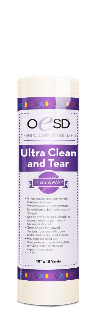 Ultra Clean and Tear - 10" x 10 yds
