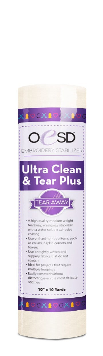 Ultra Clean and Tear Plus - 10" x 10 yds