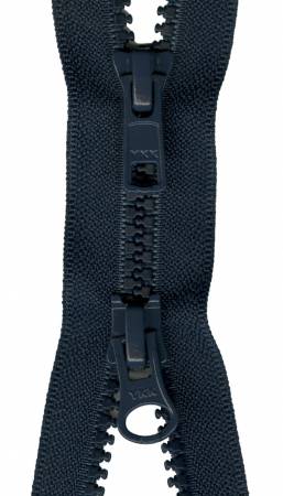 Vislon 2-Way Separating Zipper 26in Navy