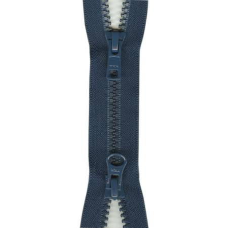 Vislon 2-Way Separating Zipper 30in Light Navy