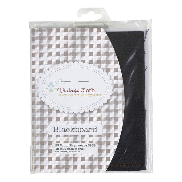 Vintage Cloth 25ct Evenweave Blackboard 18" x 27" - Zweigart #720