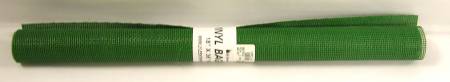 Vinyl Coated Mesh Roll 18inx36in Forest Green