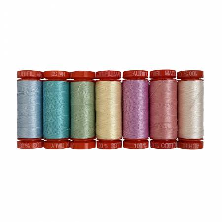 Aurifil Thread Kit Hilos De Alegria 7 Small Spools 220 yards