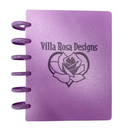 Discbound Storage Binder Purple With Villa Rosa Logo