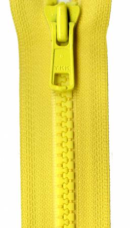 Lemon yellow zipper