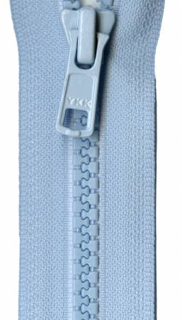 Vislon 1-Way Separating Zipper 22in Candy Blue