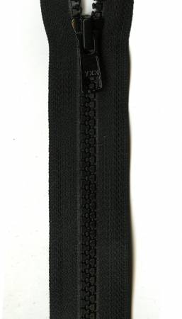Vislon 1-Way Separating Zipper 26in Black