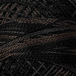 Valdani 5wt Variegated O501 - Ebony Almond
