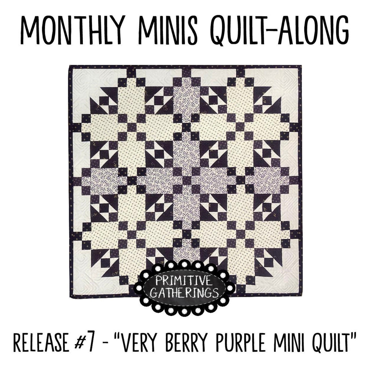 Very Berry Purple Mini Quilt