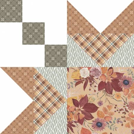 108" Wide Quilt Back - Evening on the Prairie Garden Cloud WB16752-CLOUD