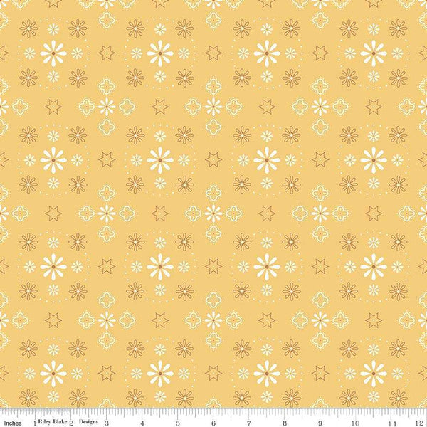 Bee Backings and Borders 108" wide WB6420-Honey