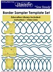 Border Sampler Template Set Low Shank