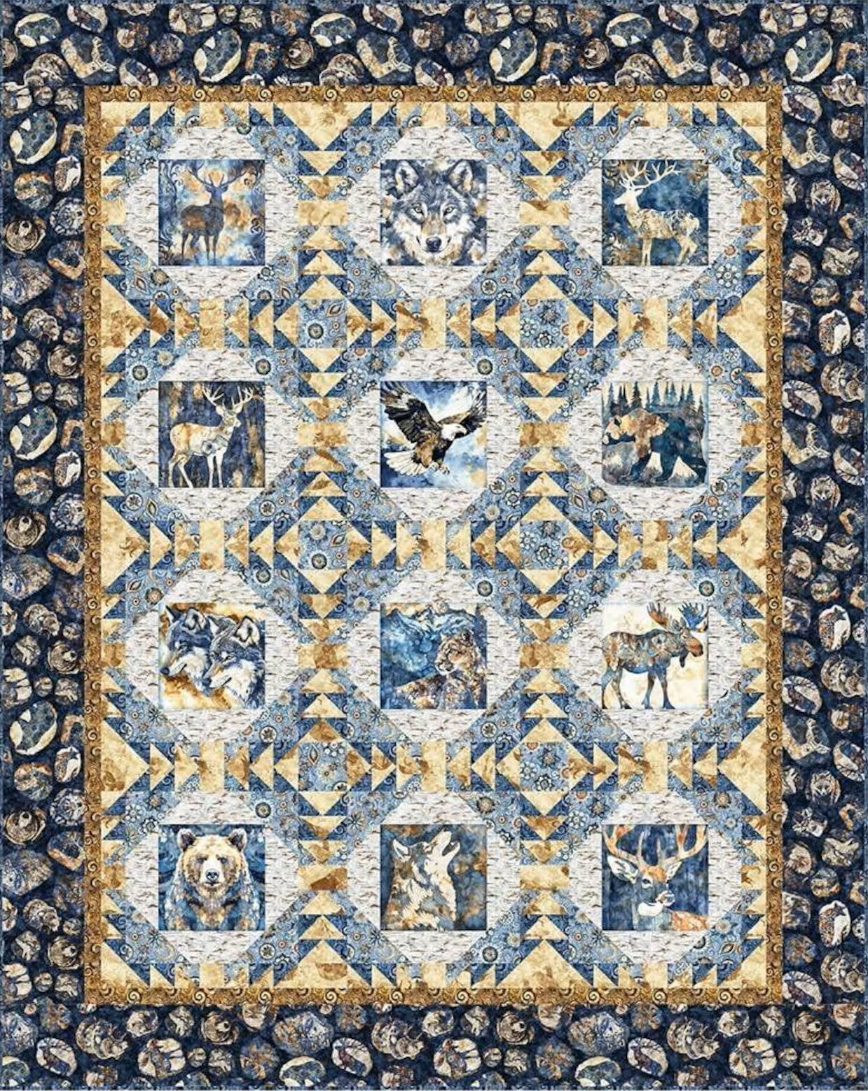 Wild Places Kit Size: 52" x 66"