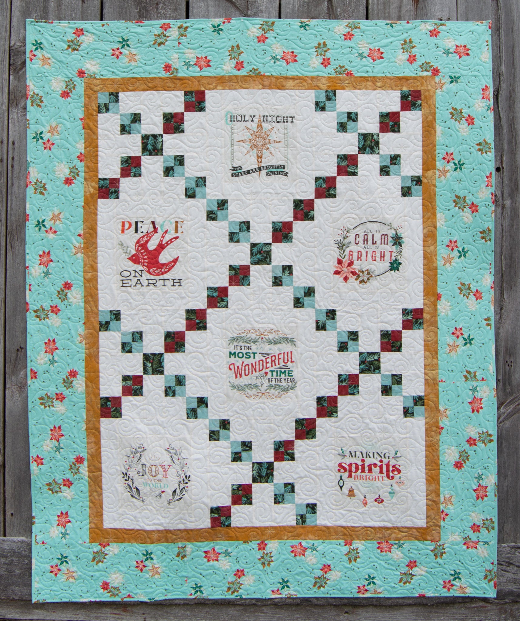 Wondering Path Cheer and Merriment Finished Item Size: 64" x 79"