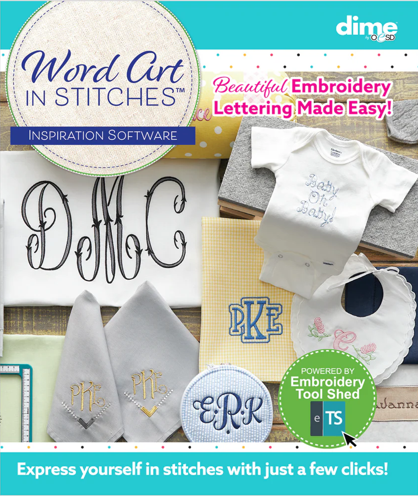 Word Art In Stitches Software