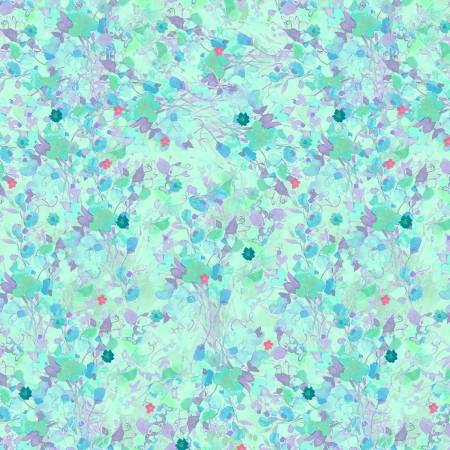Garden Fresh Y4261-33 Aqua Digital Foliage