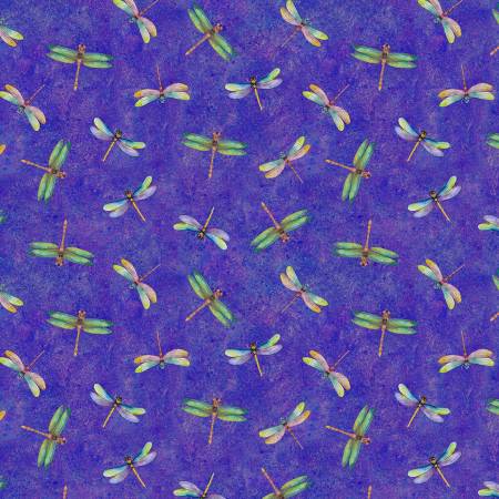 Dragonflies Dark Purple Y4626-28