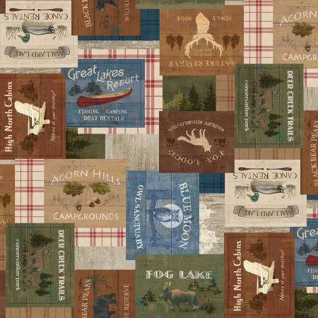 Lake & Lodge Signs Multi Color Y4679-55