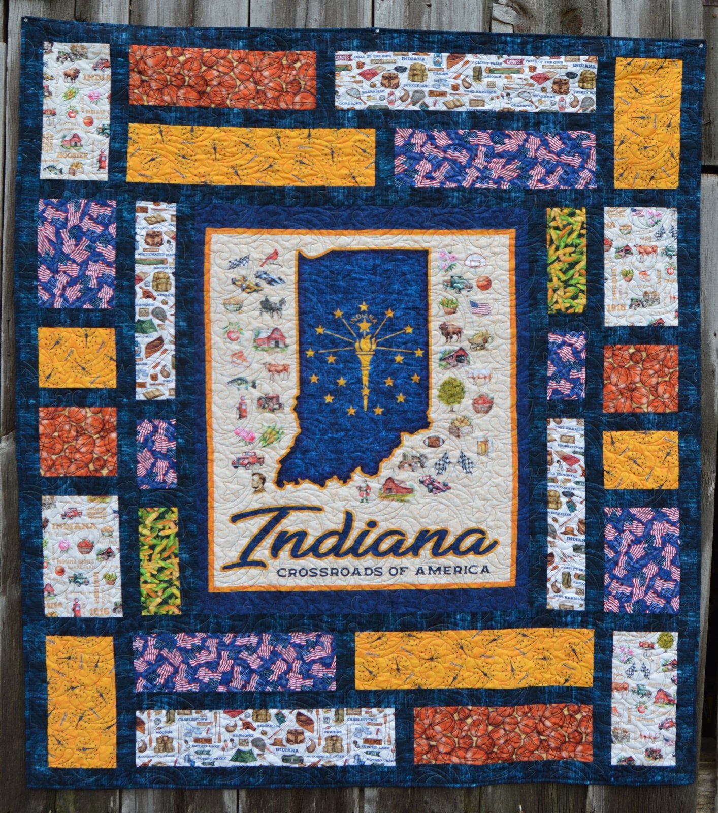 You are my Sunshine All Indiana Shop Hop Kit Size: 69" x 78"