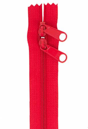 40" Zipper Hot Red By Annie