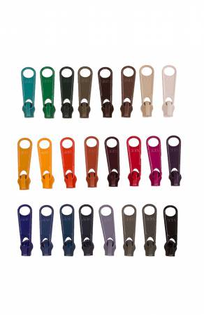 (12) Fall Color Zipper Pulls