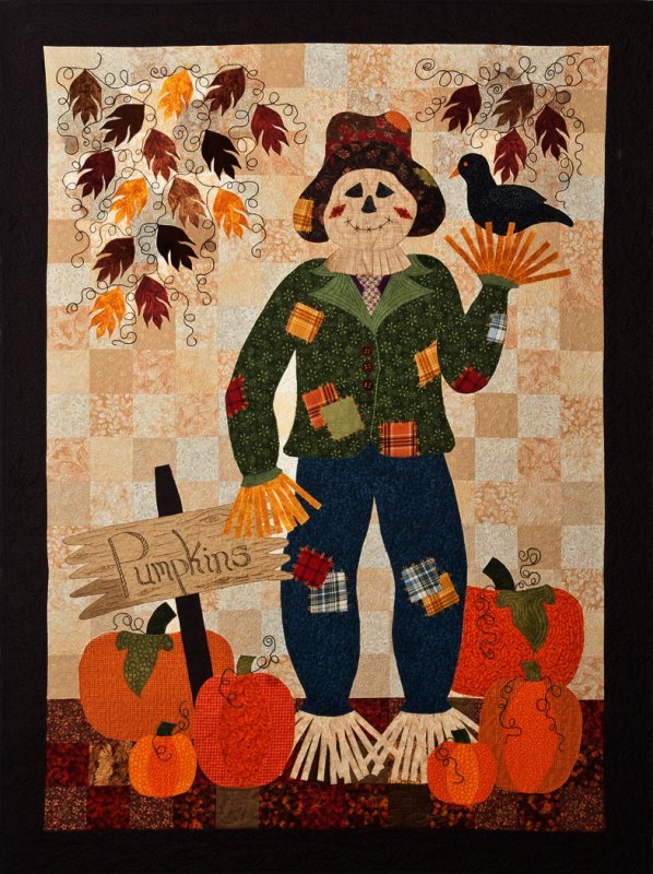 A Crow's Best Friend Applique Pattern