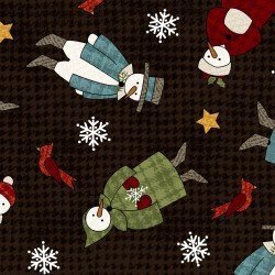 Winter Folk Flannel 8332-A