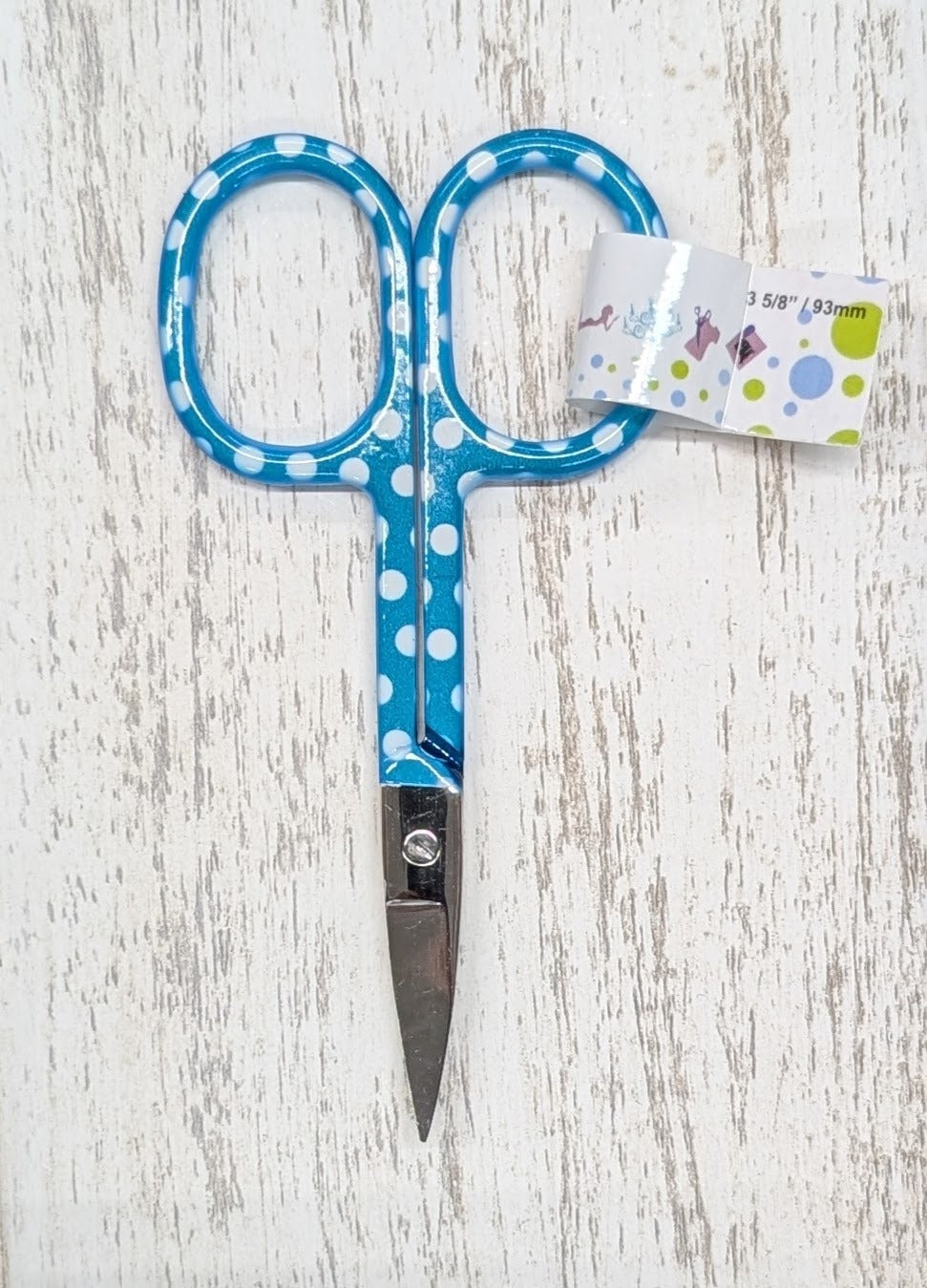Curved Tip Bright Dots Scissor