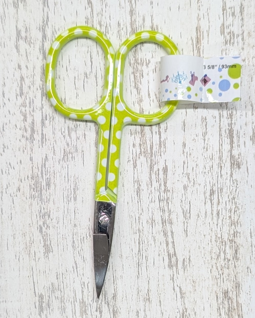 Curved Tip Bright Dots Scissor