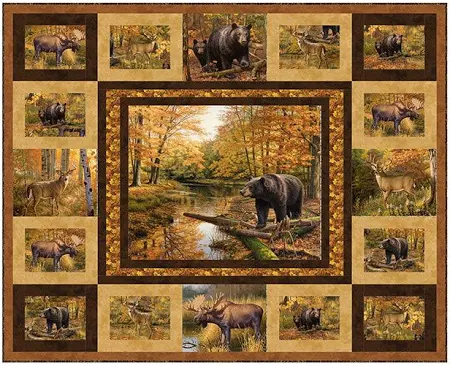 Wilderness Kit Size: 53" x 43"