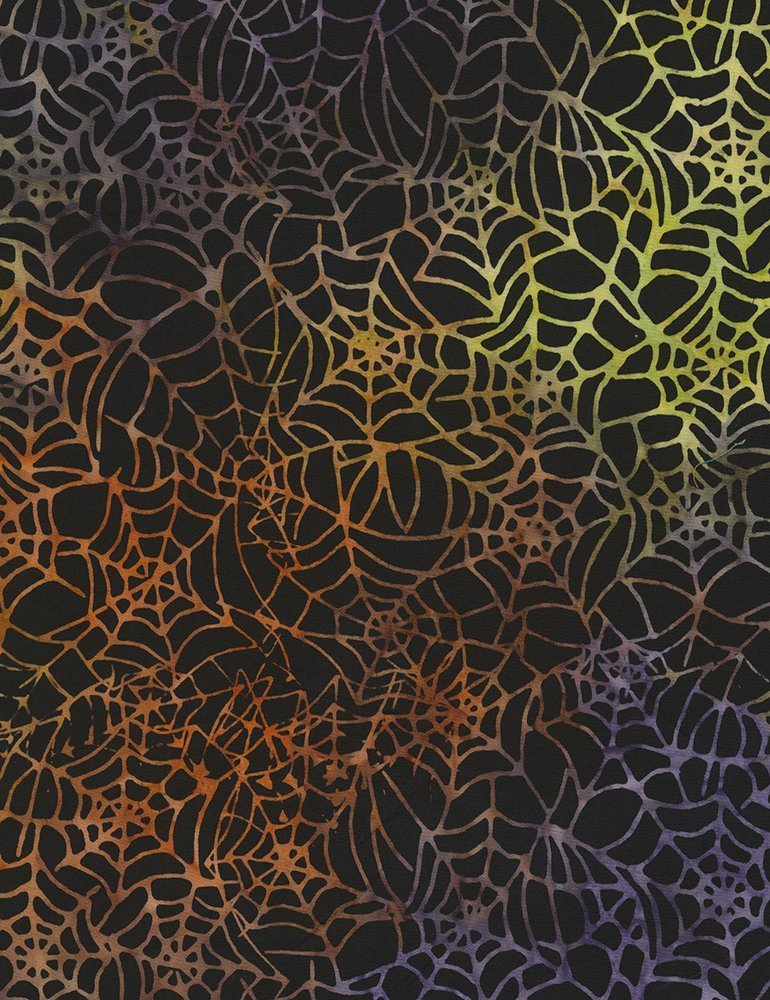 Black Spider Web Batik